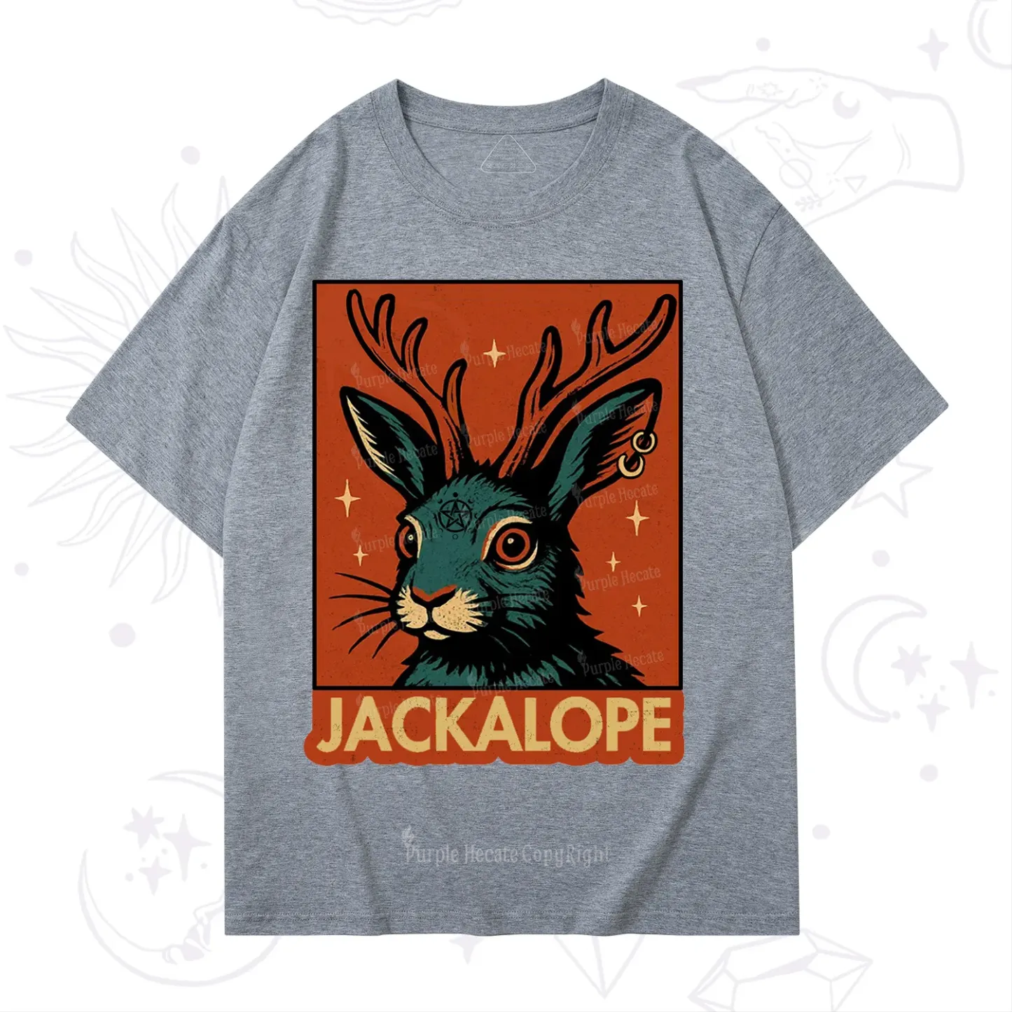 Purplehecate Funny Jackalope T-Shirt