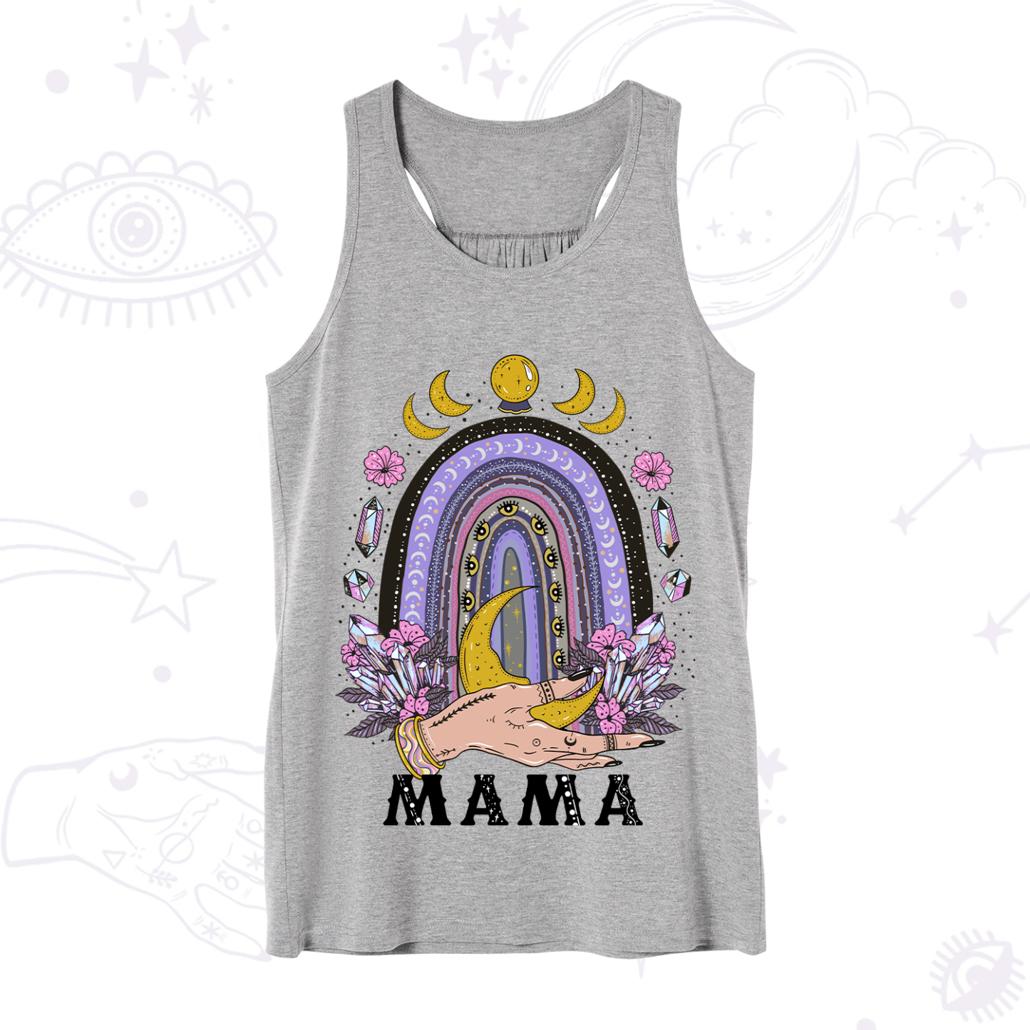 Purplehecate Gothic Mama Rainbow Tank