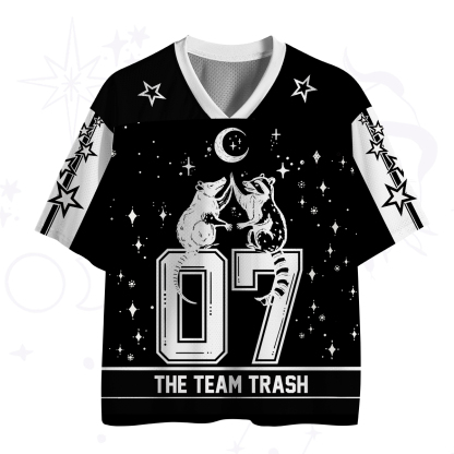 Purplehecate The Team Trash Raccoon Tarot Mesh Jersey