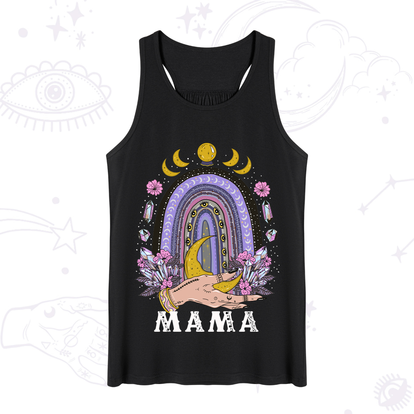 Magic Purplehecate Gothic Mama Rainbow Tank