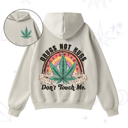 Purplehecate Drugs Not Hugs Fleece Hoodie Suit