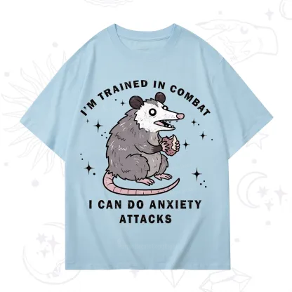 Purplehecate Anixety Attack Opossum T-Shirt