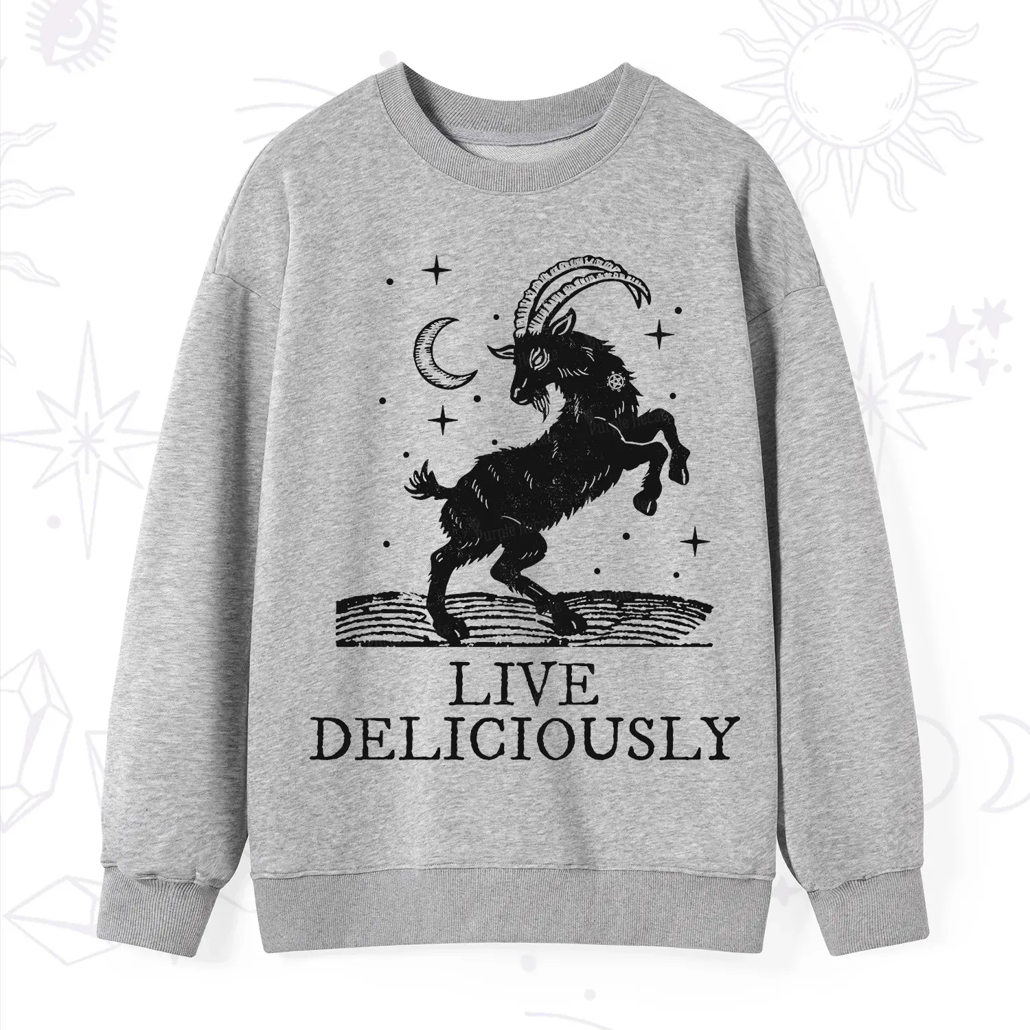 Purplehecate Live Deliciously Sweatshirt