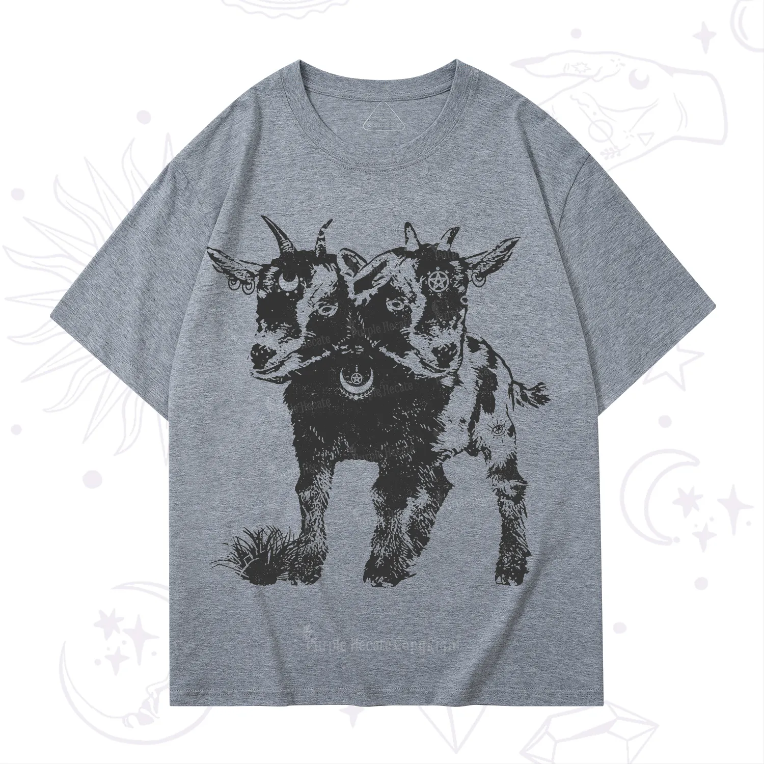 Purplehecate Two Headed Goat T-Shirt