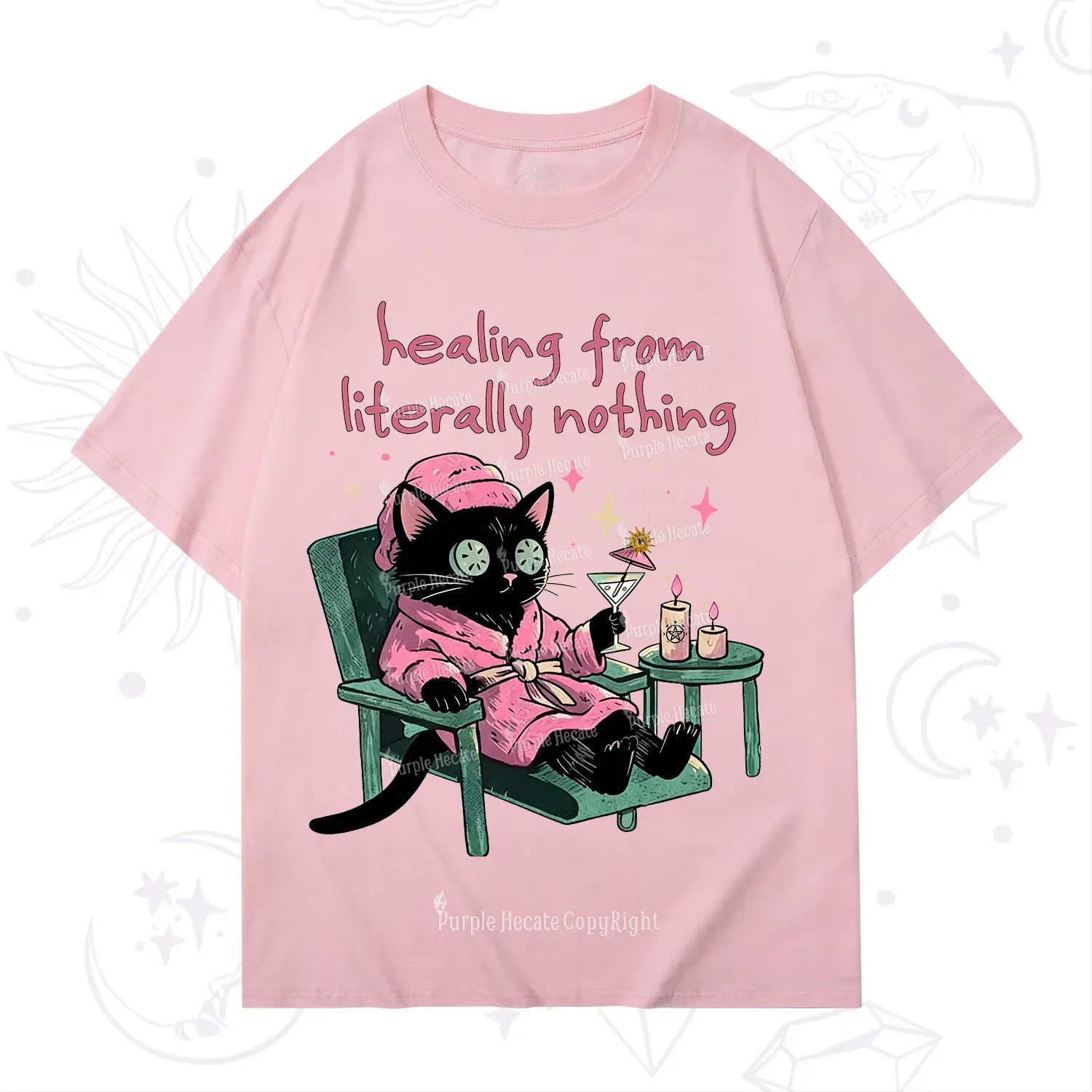 Purplehecate Healing From Literally Nothing T-Shirt
