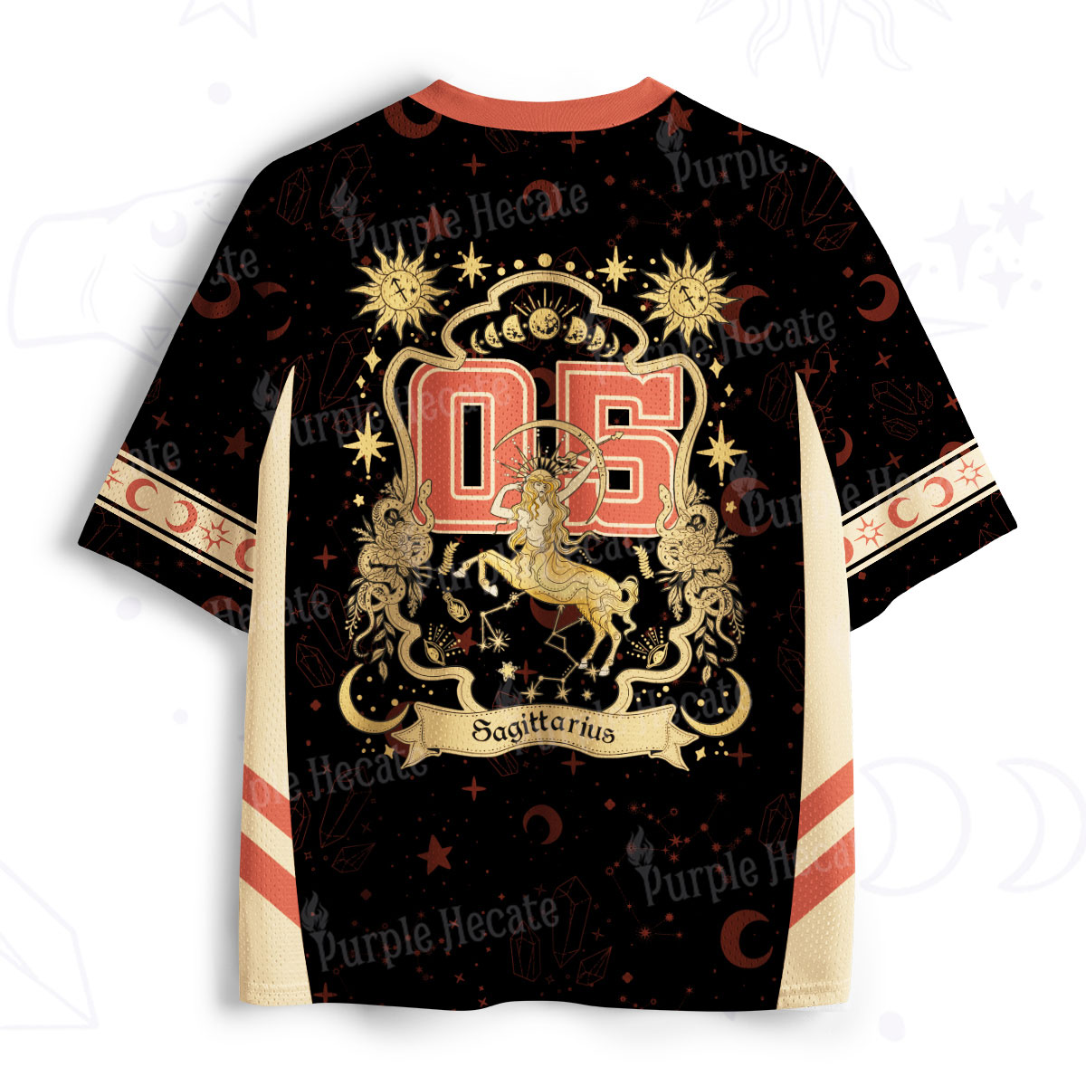 Purplehecate Sagittarius' Astral Mirage Zodiac Mesh Jersey
