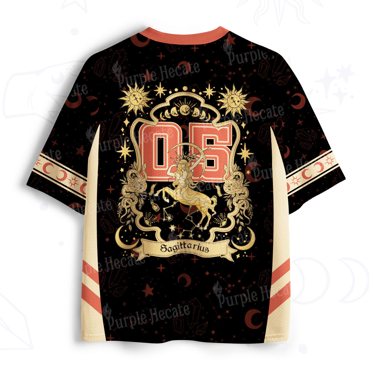 Purplehecate Sagittarius' Astral Mirage Zodiac Mesh Jersey