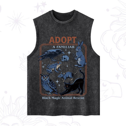 Purplehecate Adopt a Familiar Washed Tank