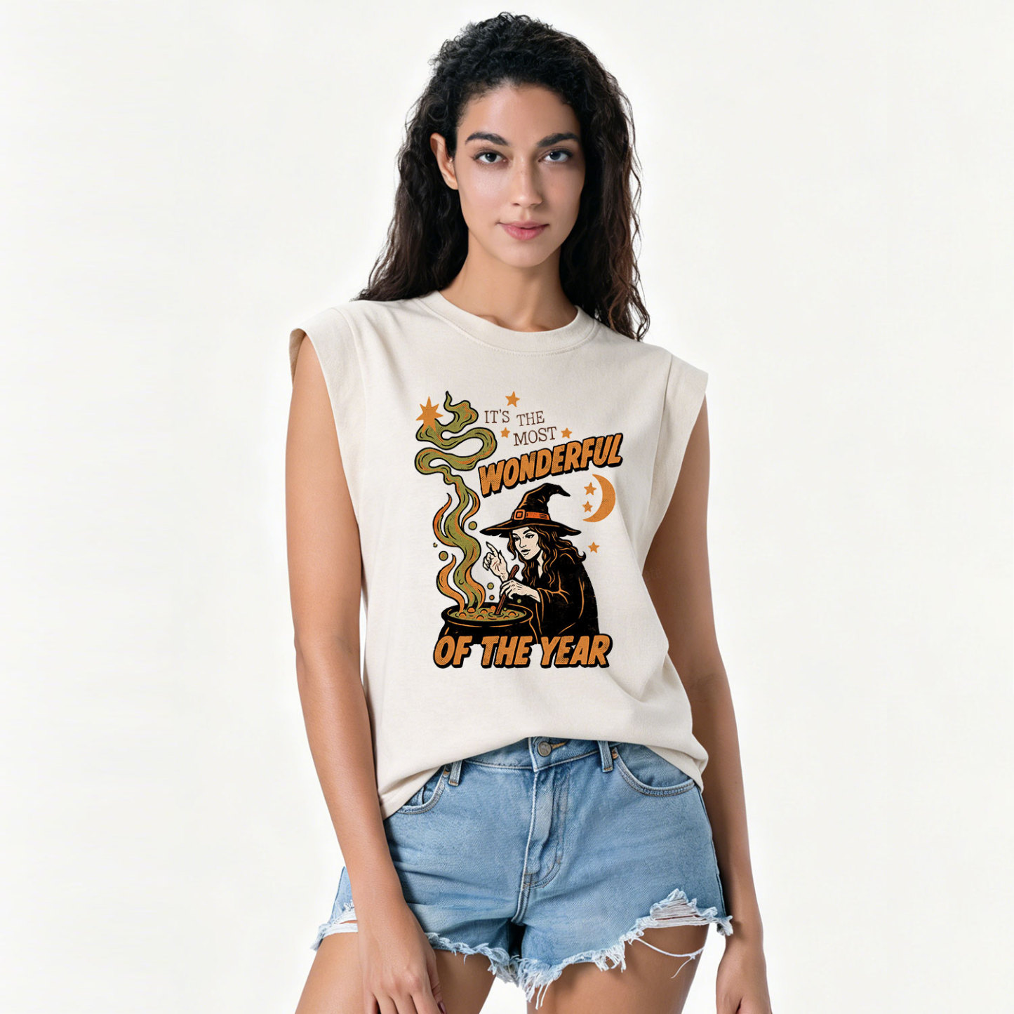Purplehecate Is The Most Wonderful Time Halloween Vintage Washed Tank