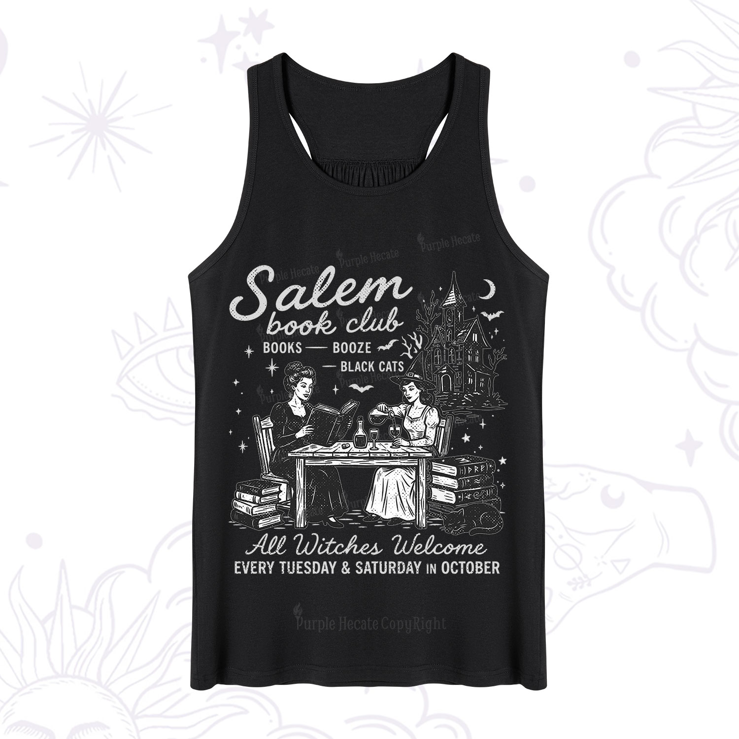 Purplehecate Salem Book Club Tank