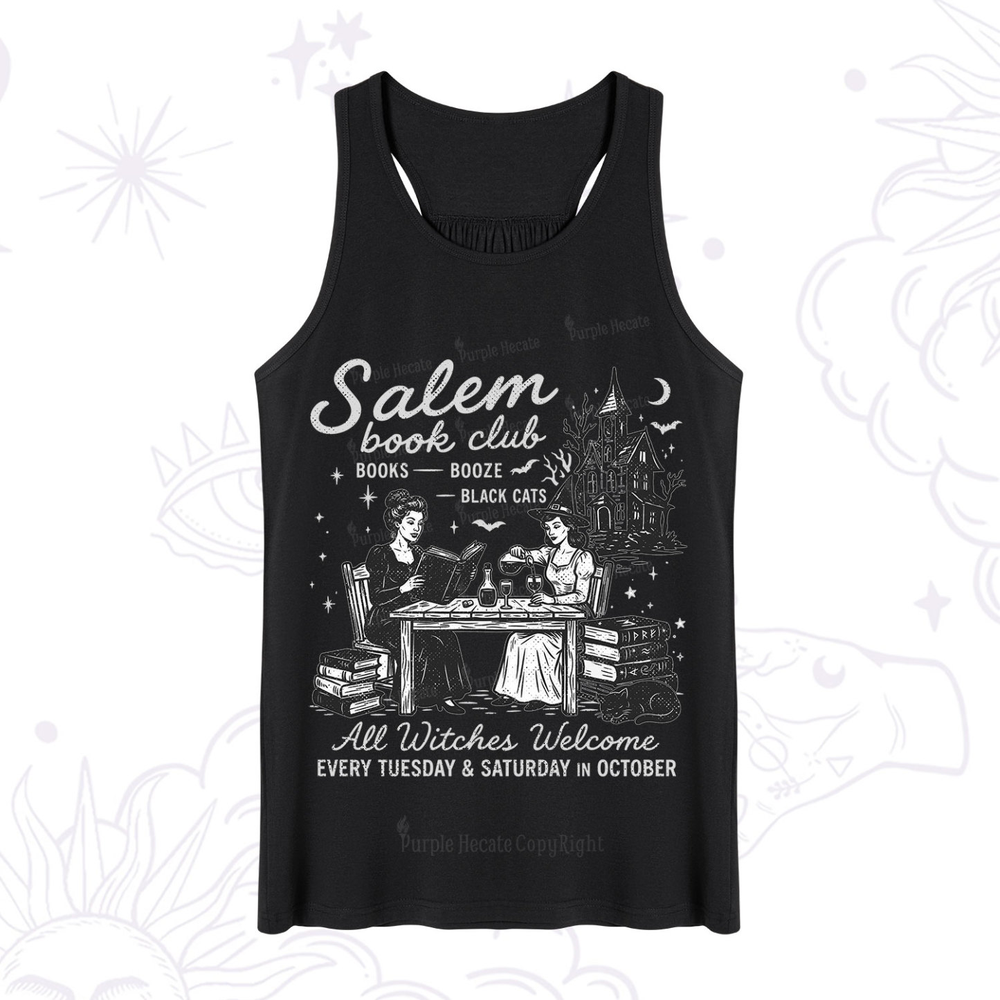 Purplehecate Salem Book Club Tank