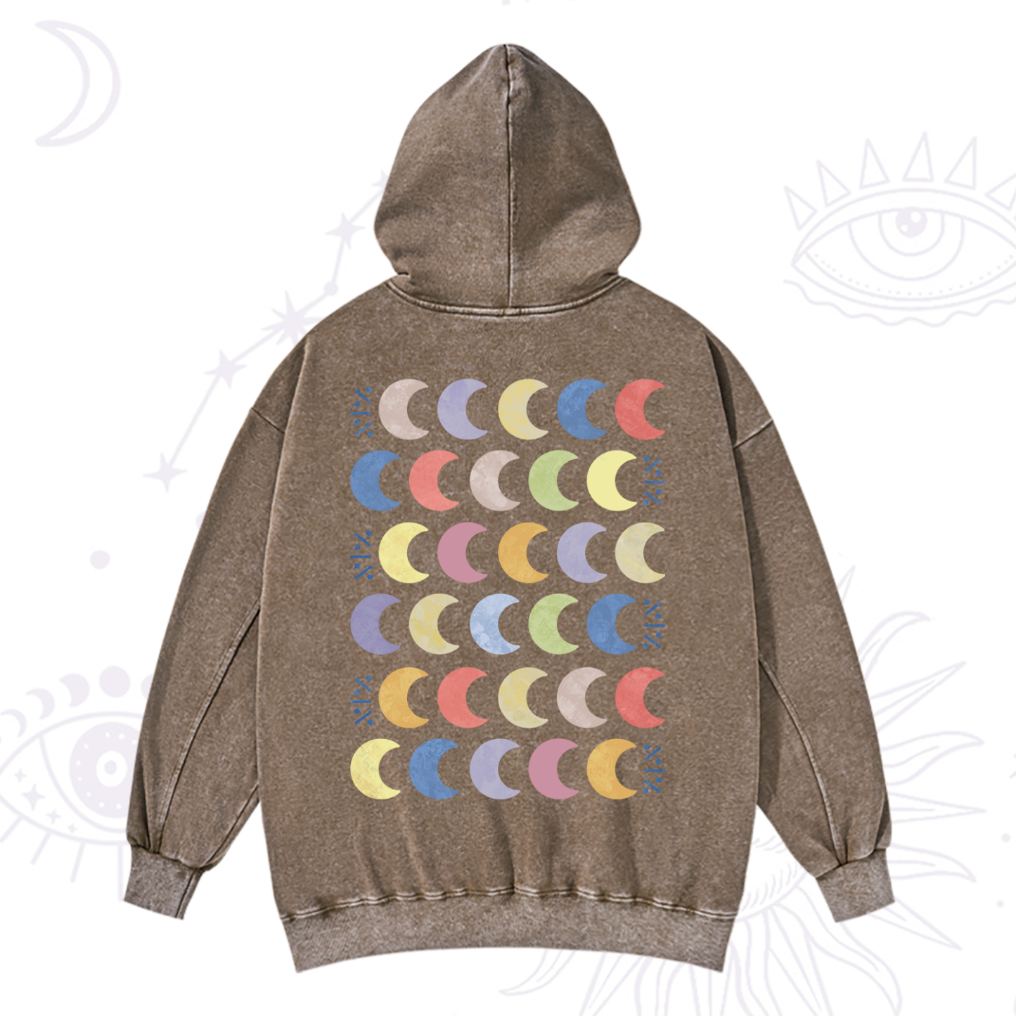 Purplehecate Every Phase Of Me Washed Hoodie