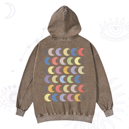 Purplehecate Every Phase Of Me Washed Hoodie