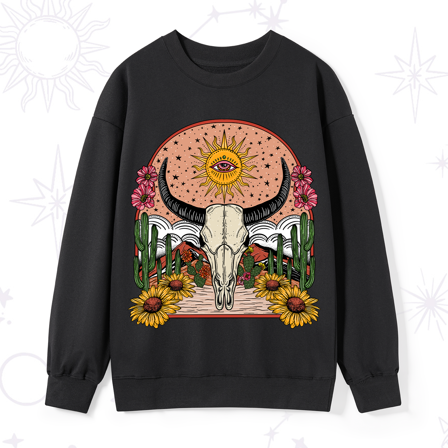 Purplehecate Desert Bloom Sweatshirt