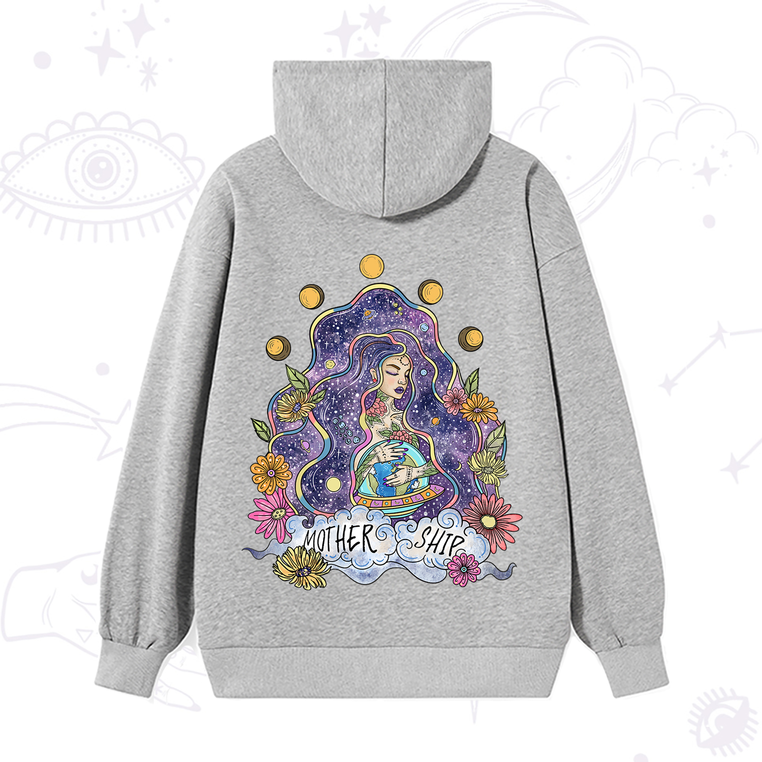 Purplehecate Mother Ship Hoodie
