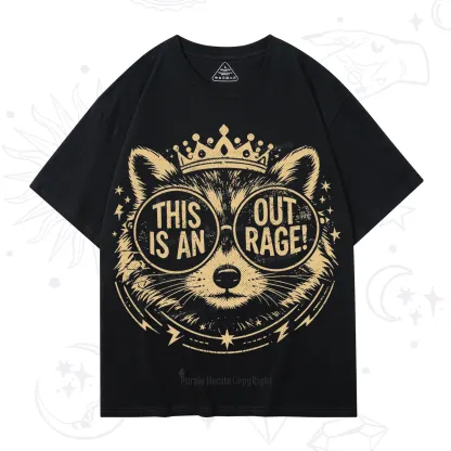 Purplehecate Royal Raccoon Rage T-Shirt