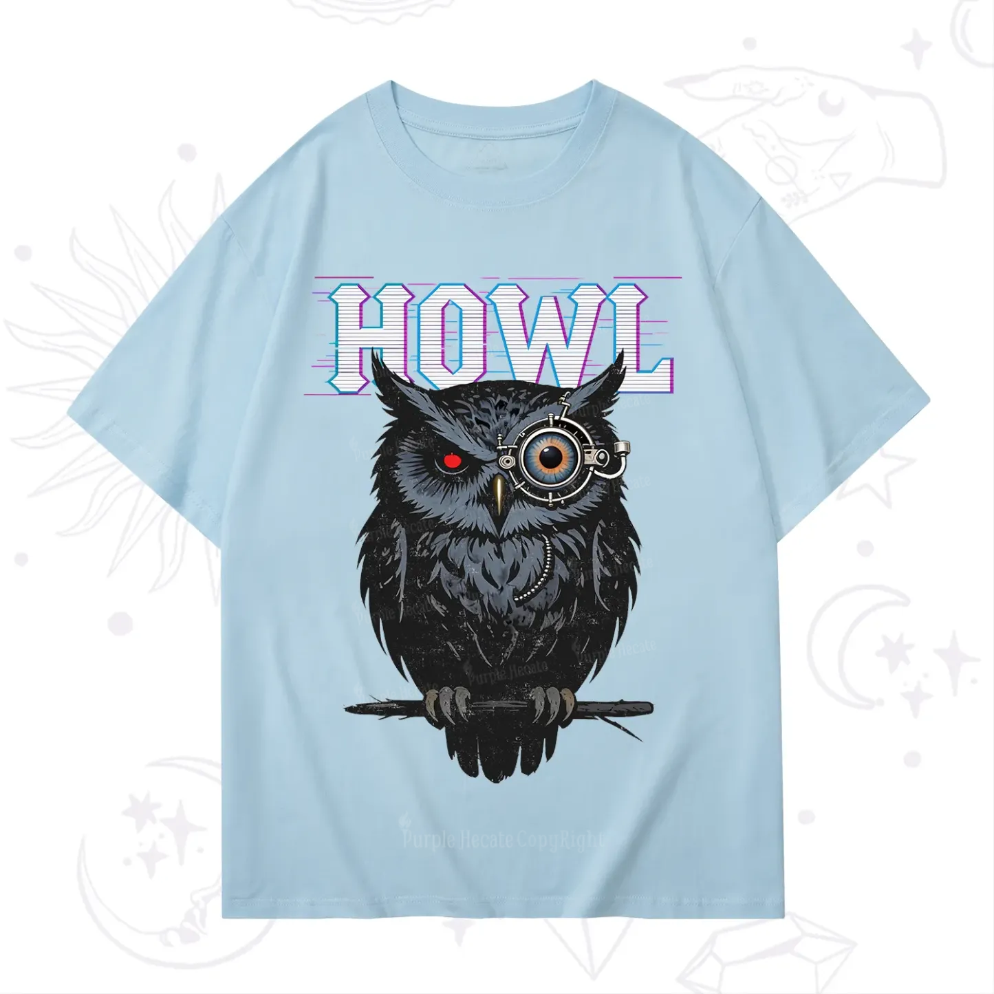 Purplehecate Howl Owl T-Shirt
