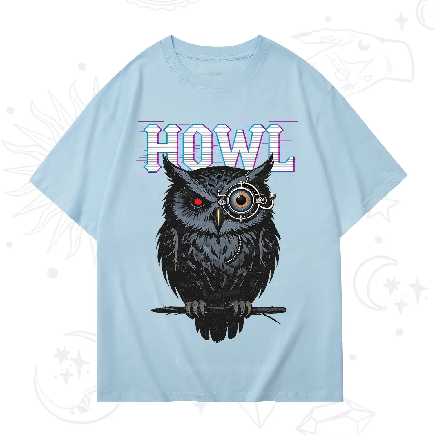 Purplehecate Howl Owl T-Shirt