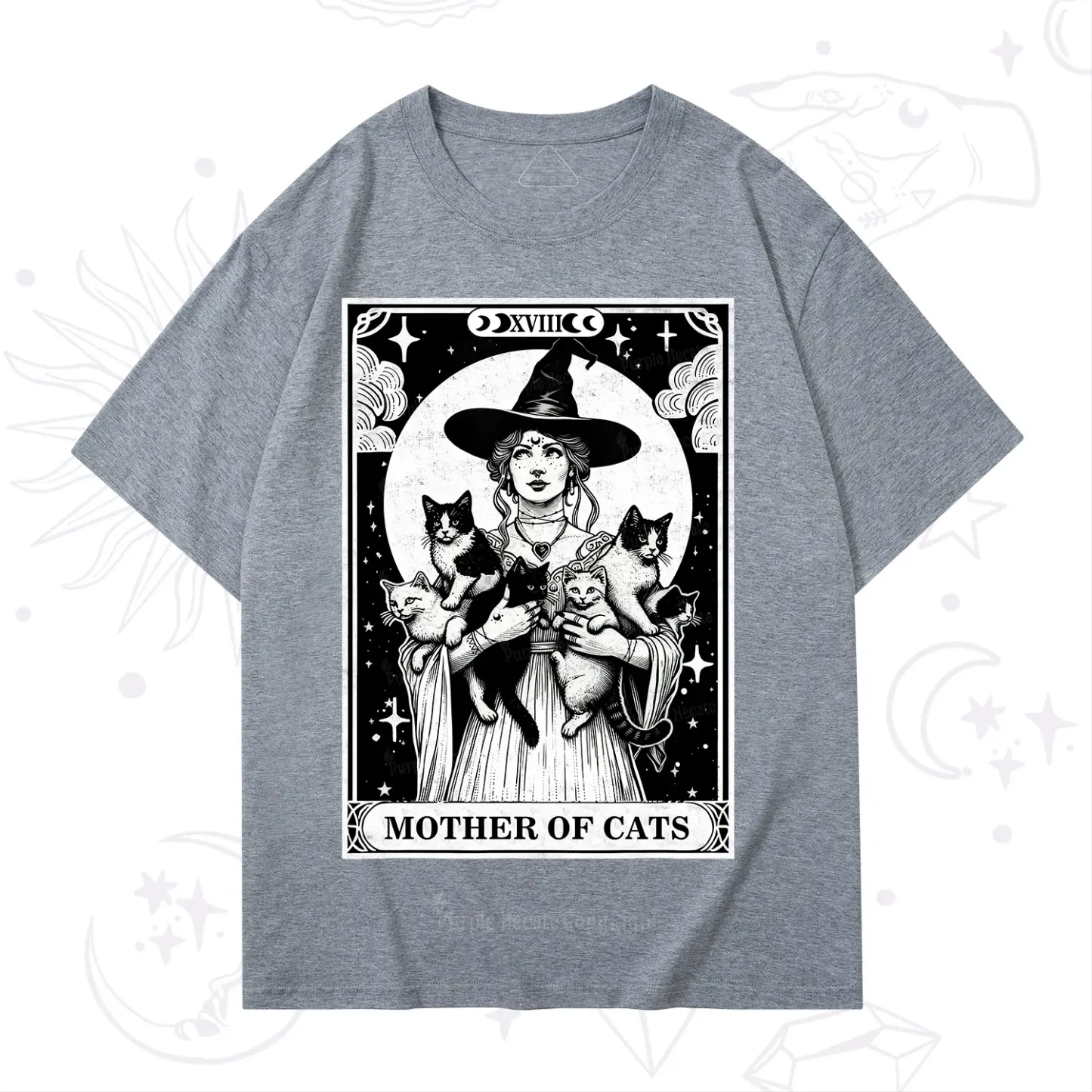 Purplehecate The Mother of Cats Tarot T-Shirt