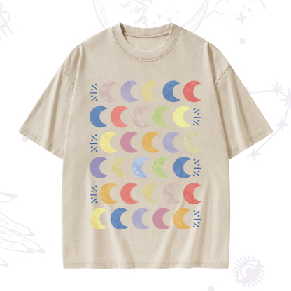 Purplehecate Every Phase Of Me Washed T-Shirt