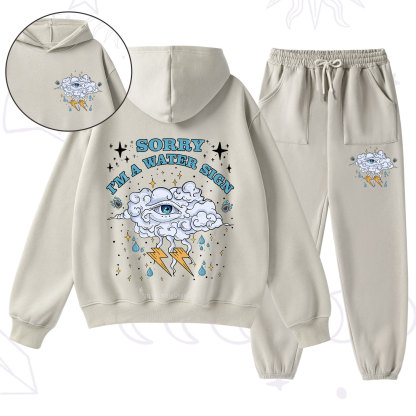 Purplehecate Sorry I'm A Water Sign Fleece Hoodie Suit