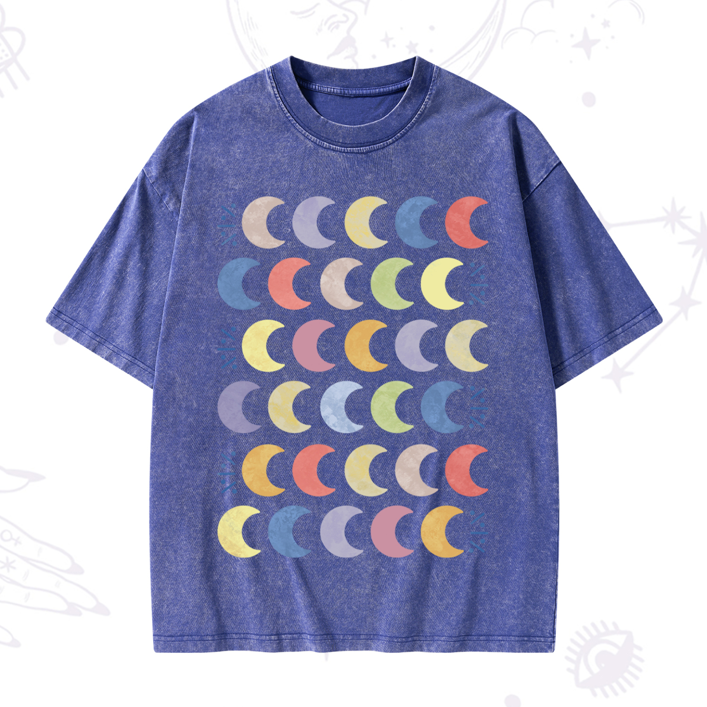 Purplehecate Every Phase Of Me Washed T-Shirt