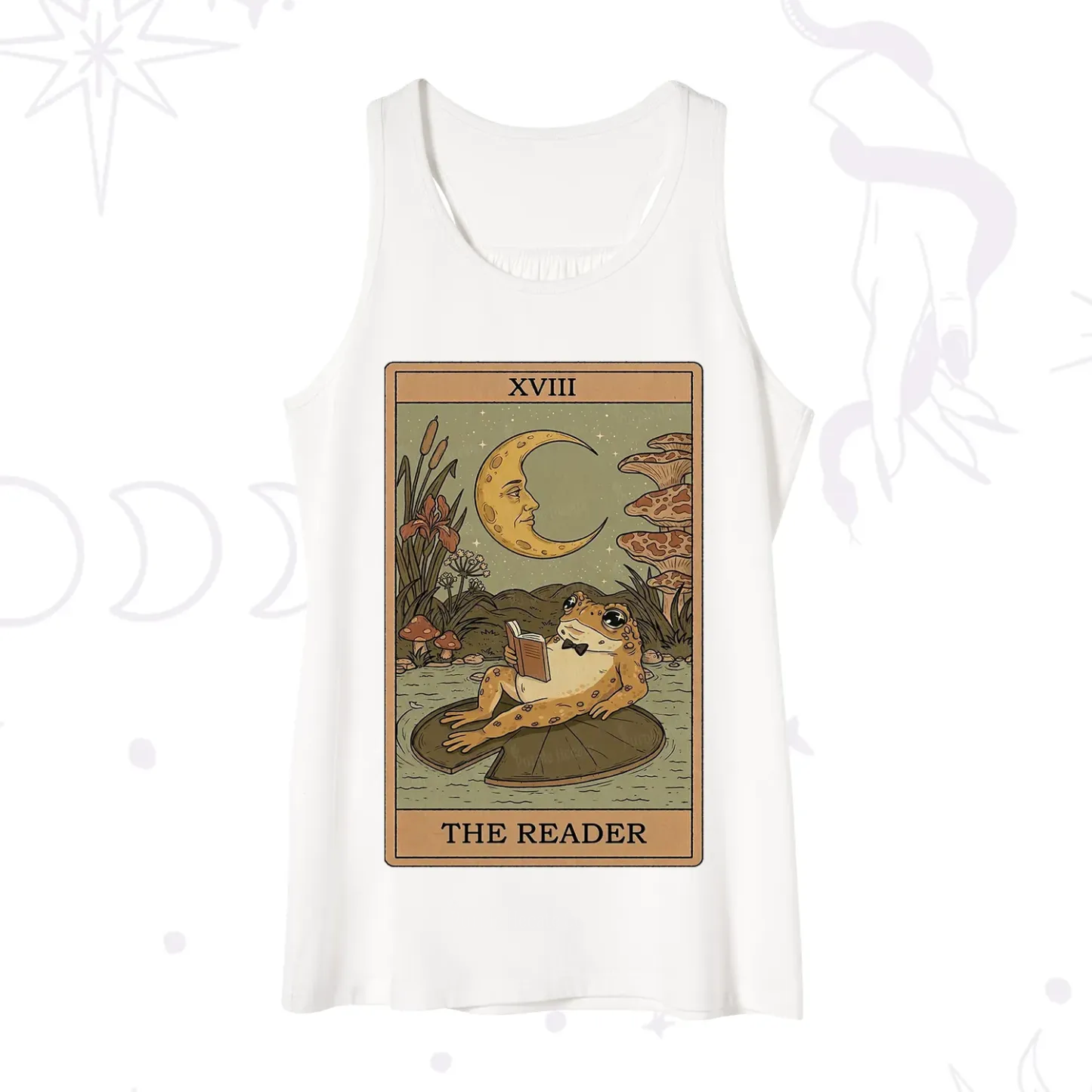Purplehecate The Reader Frog Tarot Tank