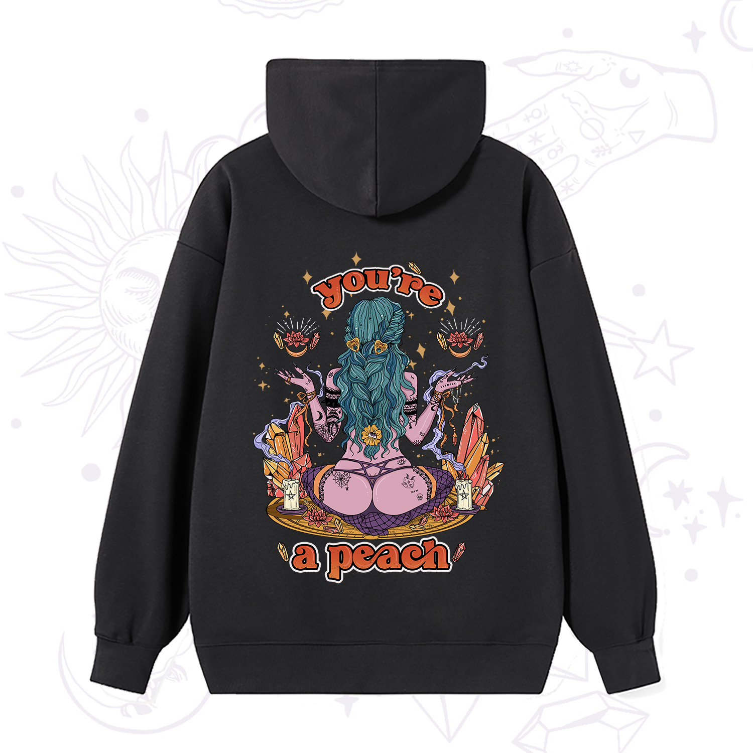 Purplehecate You Are A Peach Hoodie