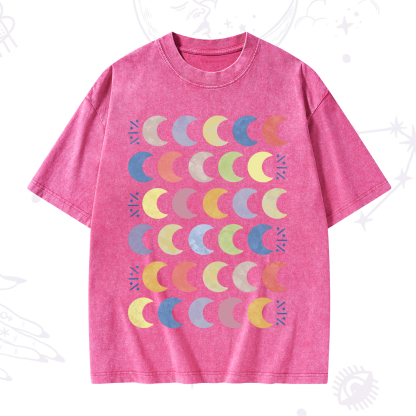 Purplehecate Every Phase Of Me Washed T-Shirt