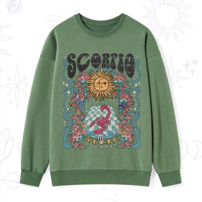 Purplehecate Scorpio Spirit Zodiac Sweatshirt