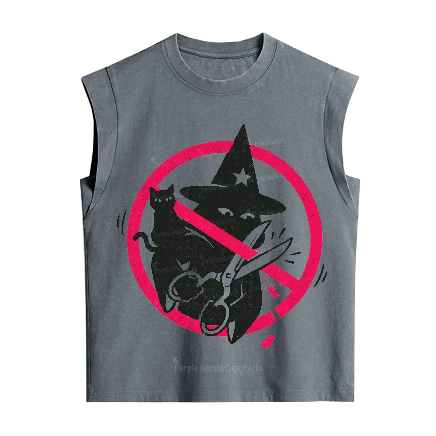 Purplehecate Break the Spell Witch Vintage Washed Tank
