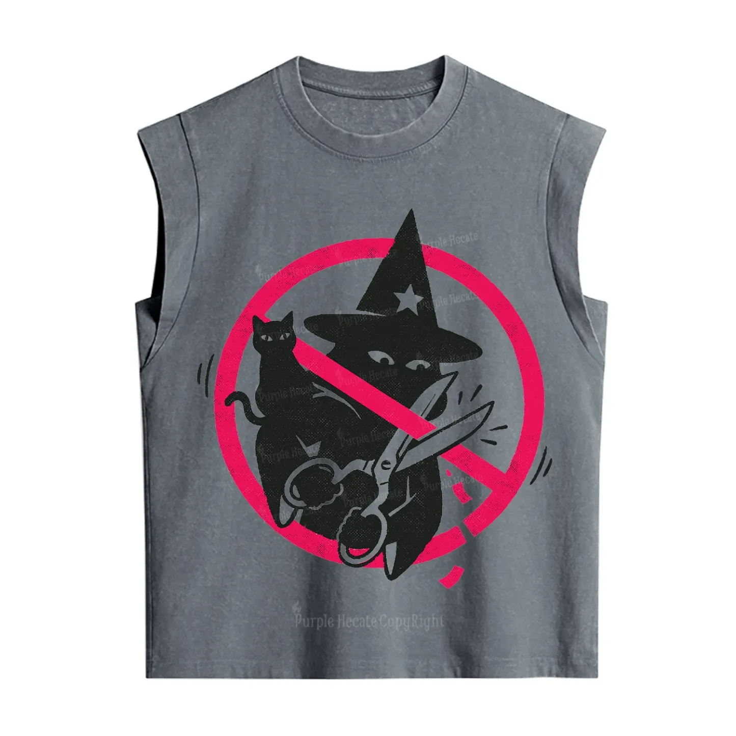 Purplehecate Break the Spell Witch Vintage Washed Tank
