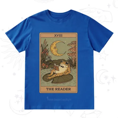 Purplehecate The Reader Frog Tarot T-Shirt