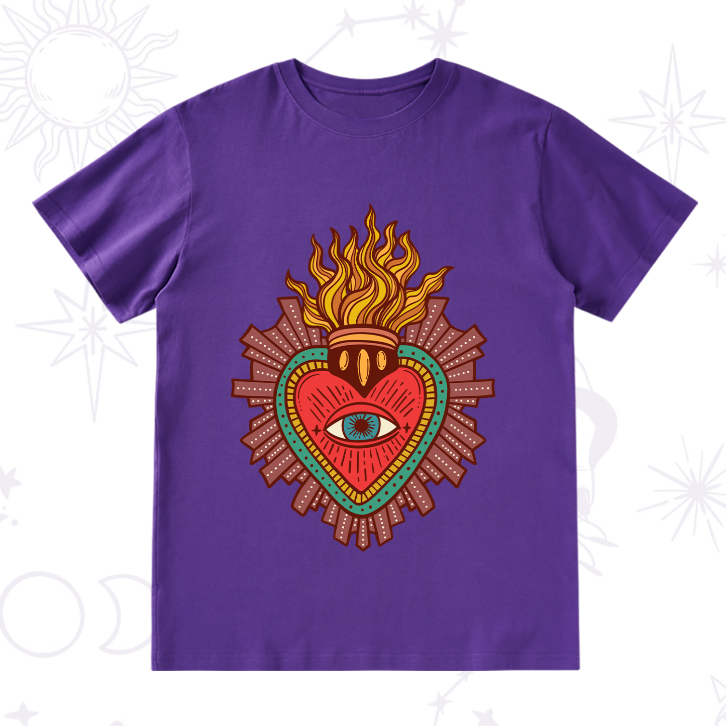 Purplehecate Sacred Heart T-Shirt