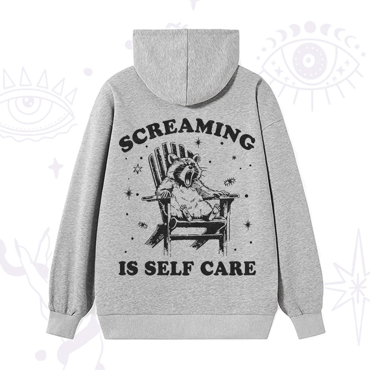 Purplehecate Screaming is Self Care Hoodie