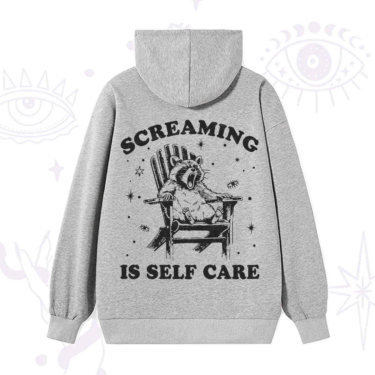 Purplehecate Screaming is Self Care Hoodie