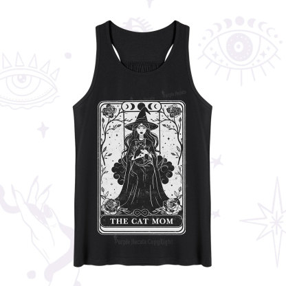 Purplehecate The Witch Cat Mom Tarot Tank
