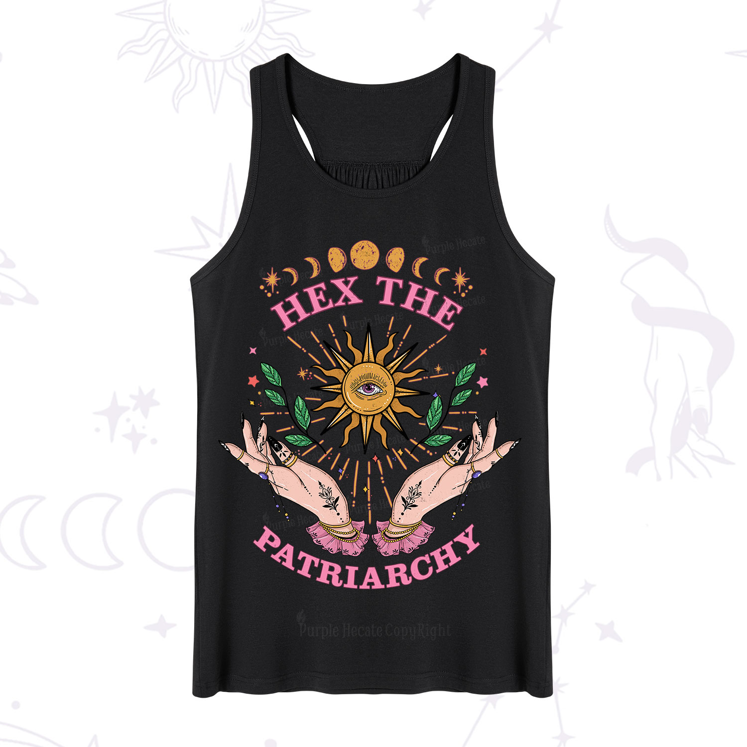 Purplehecate Hex The Patriarchy Witchy Tank