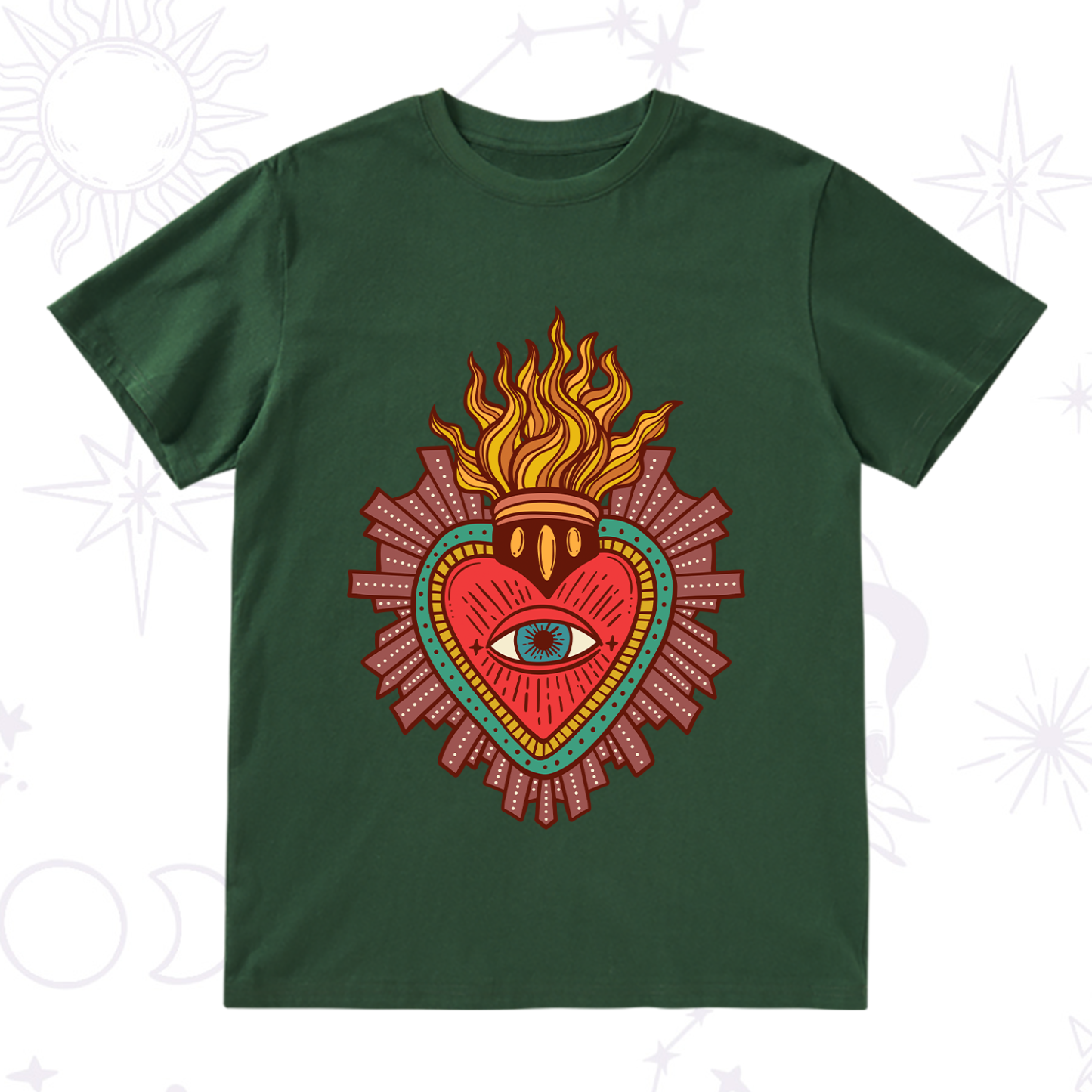 Purplehecate Sacred Heart T-Shirt