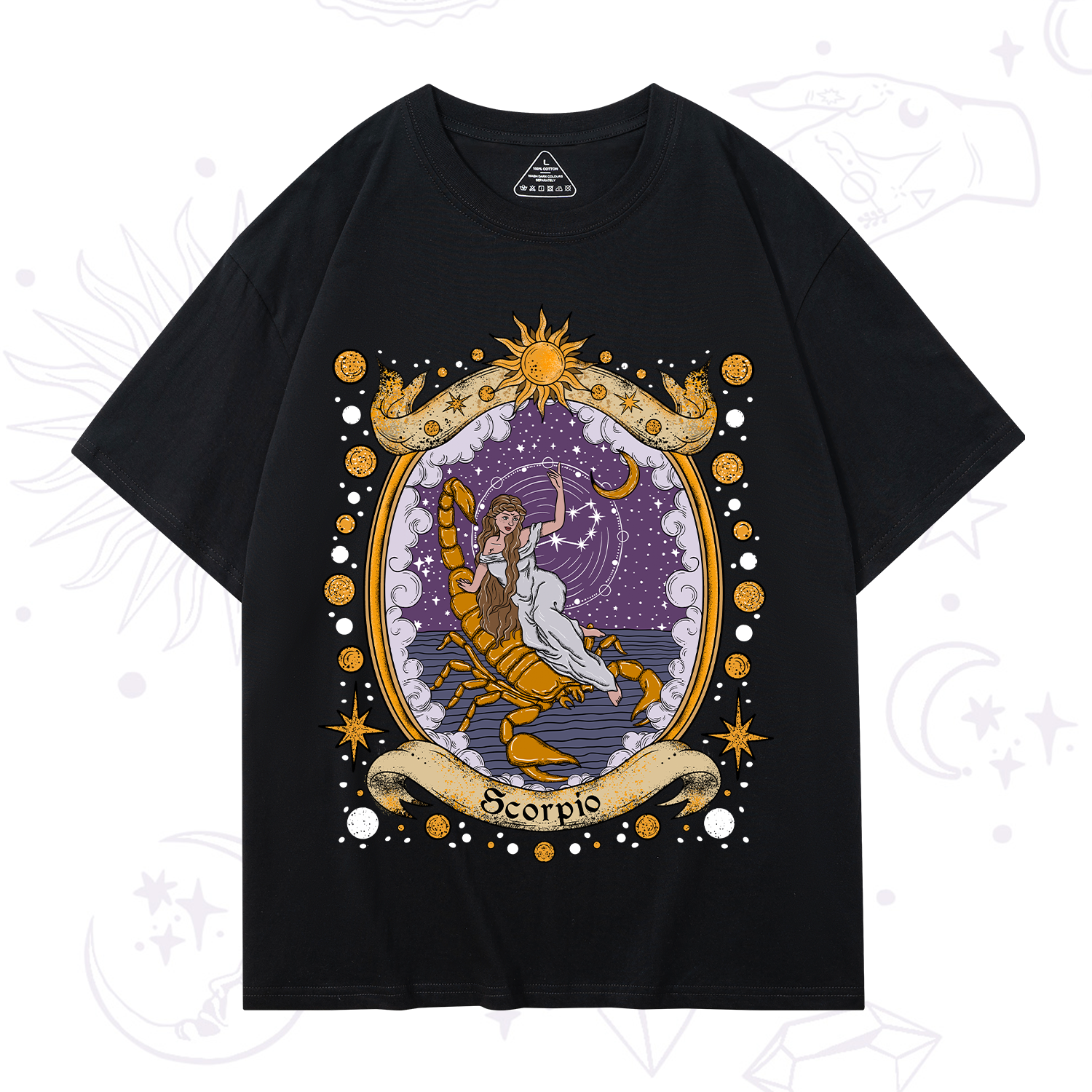 Purplehecate Celestial Scorpio Zodiac T-Shirt