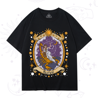 Purplehecate Celestial Scorpio Zodiac T-Shirt