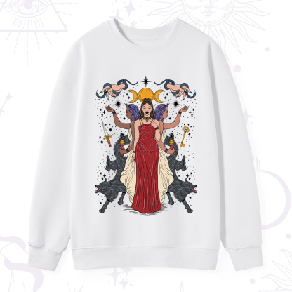 Purplehecate The Triple Goddess Hecate Sweatshirt