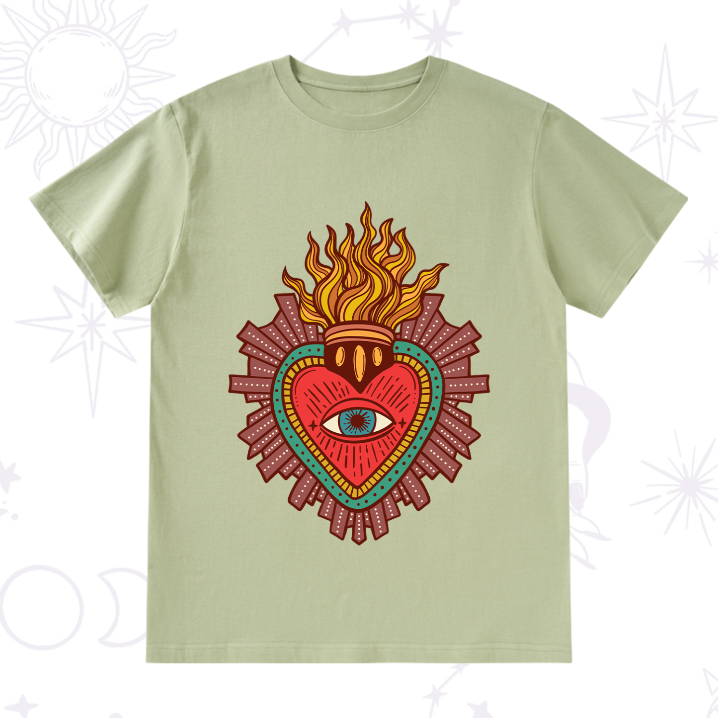 Purplehecate Sacred Heart T-Shirt