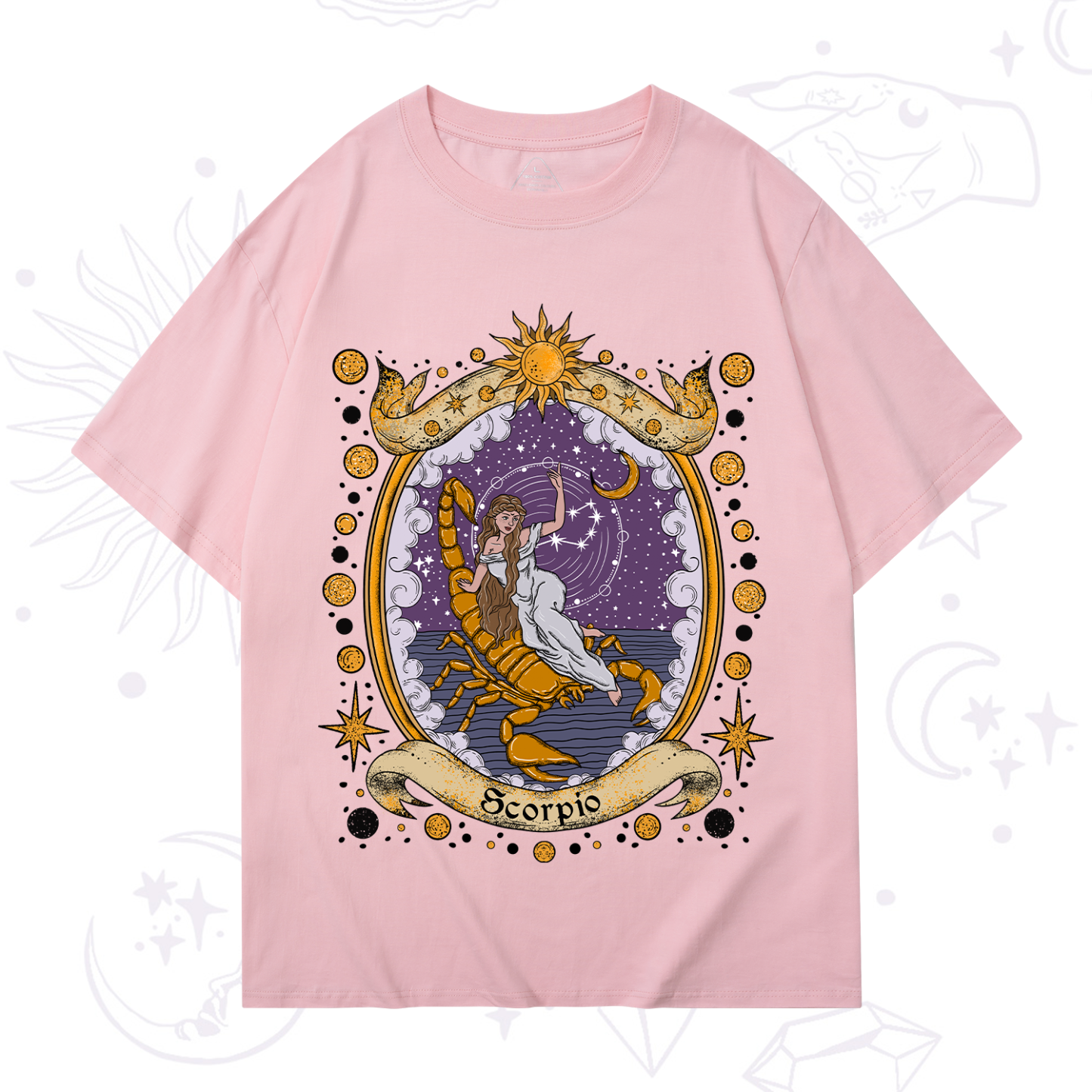 Purplehecate Celestial Scorpio Zodiac T-Shirt