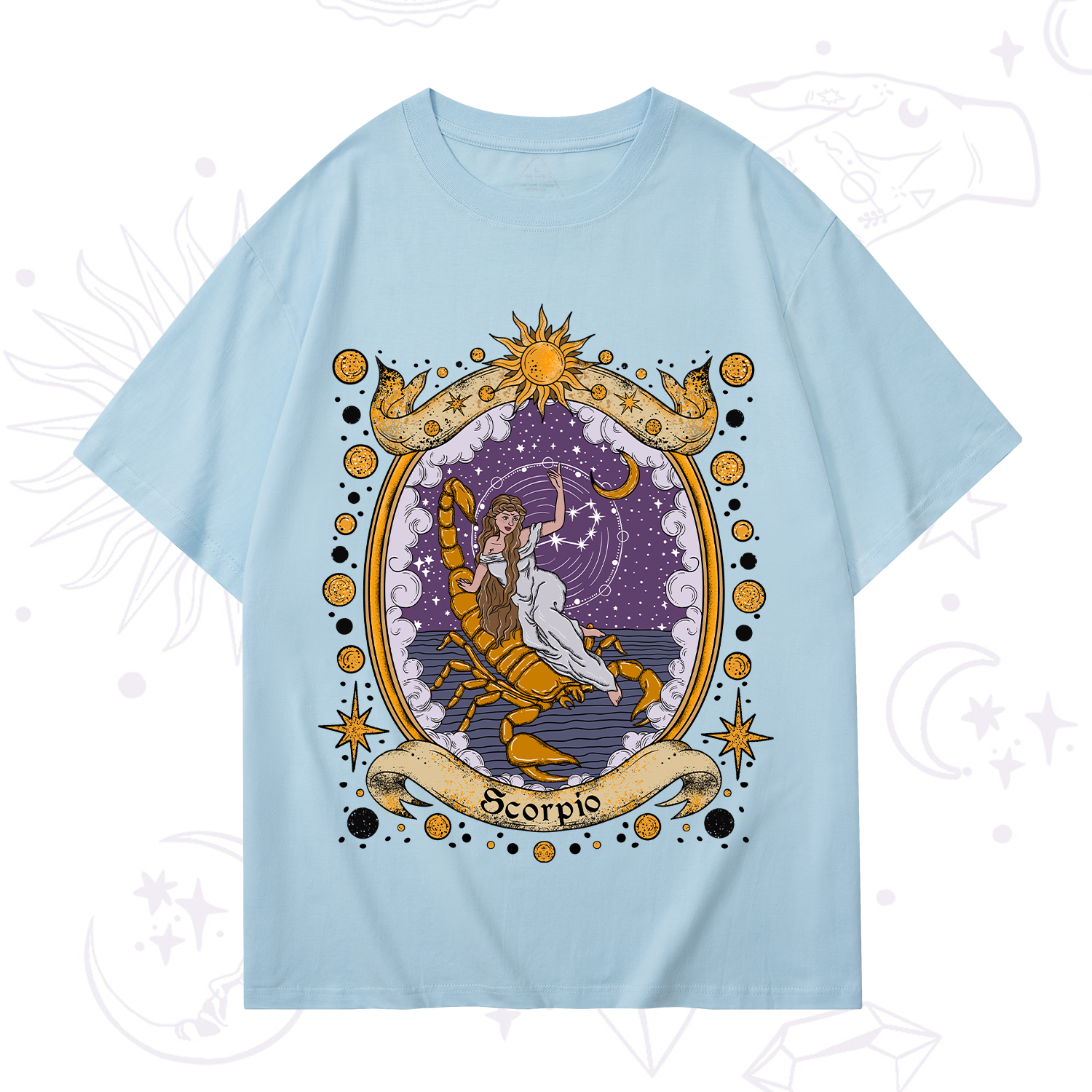 Purplehecate Celestial Scorpio Zodiac T-Shirt
