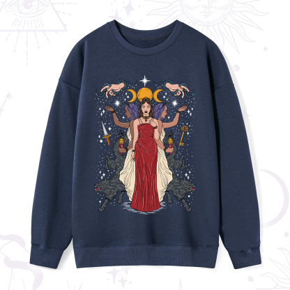 Purplehecate The Triple Goddess Hecate Sweatshirt