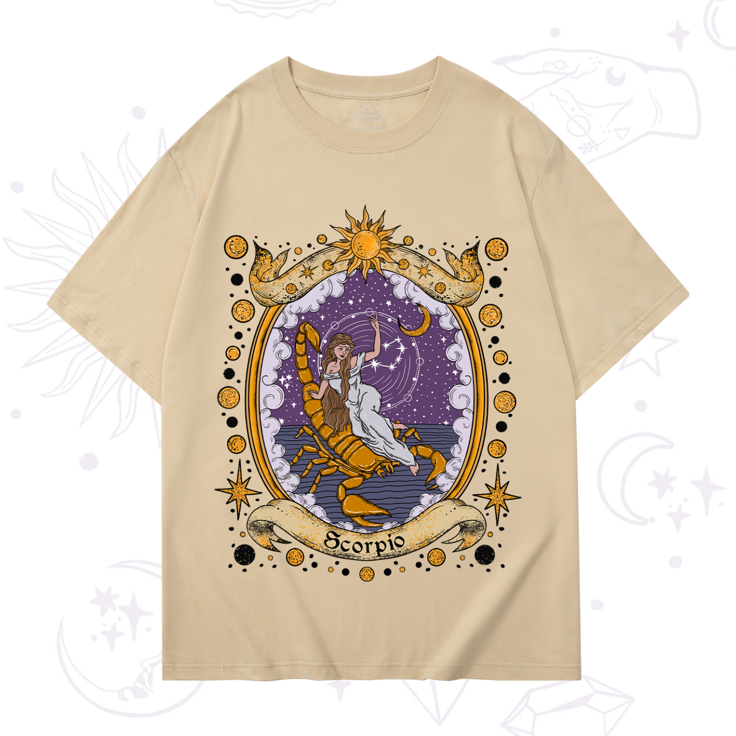 Purplehecate Celestial Scorpio Zodiac T-Shirt