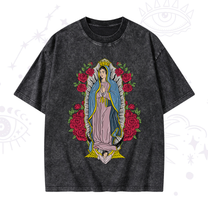 Purplehecate Mother Mary Washed T-Shirt