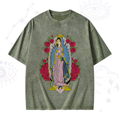 Purplehecate Mother Mary Washed T-Shirt