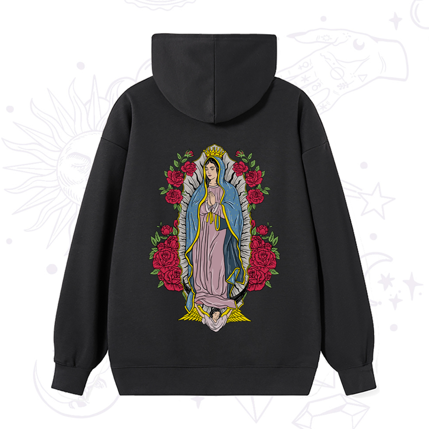 Magic Purplehecate Mother Mary Hoodie